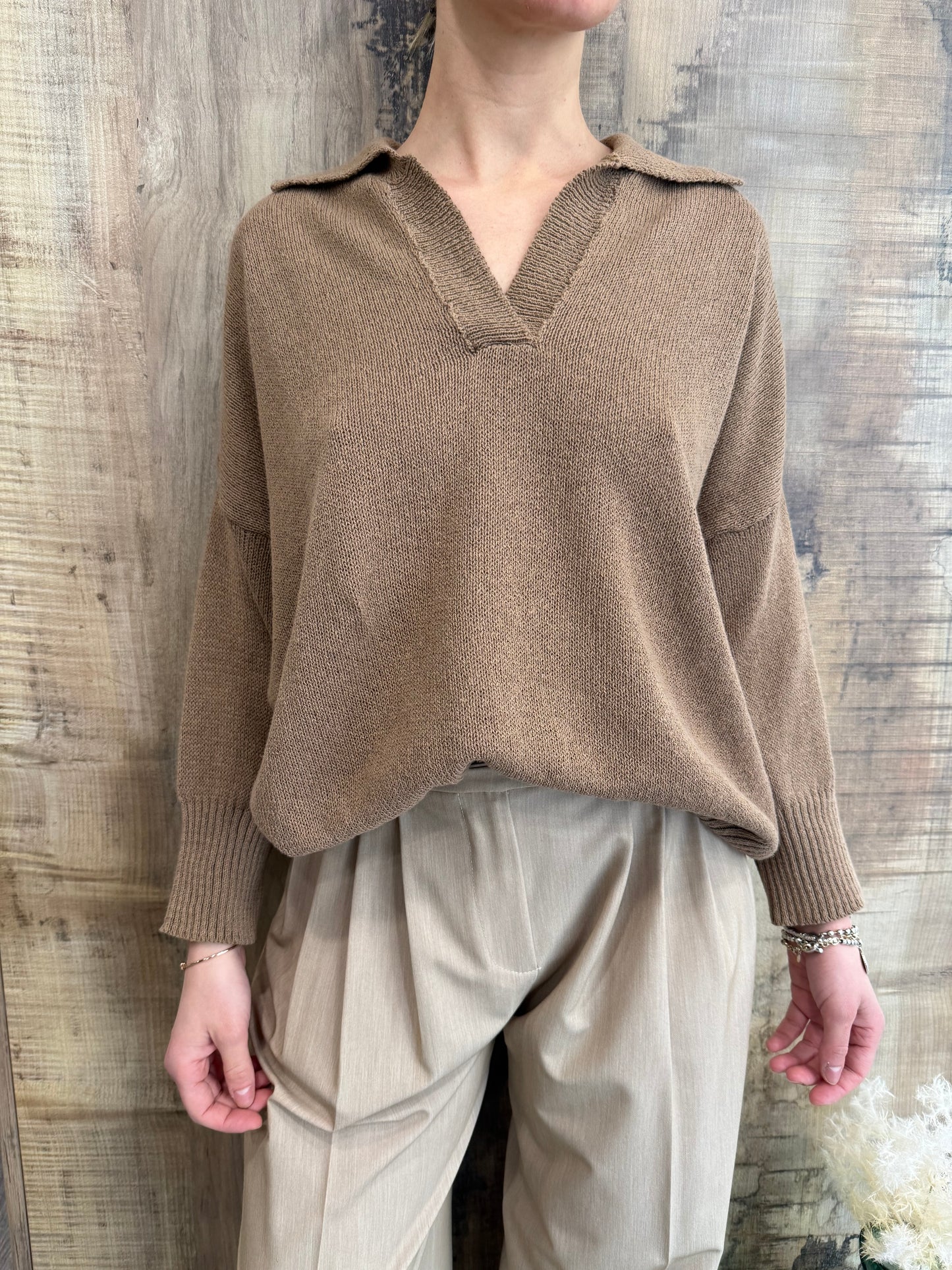 Maglione Polo in Diversi Colori