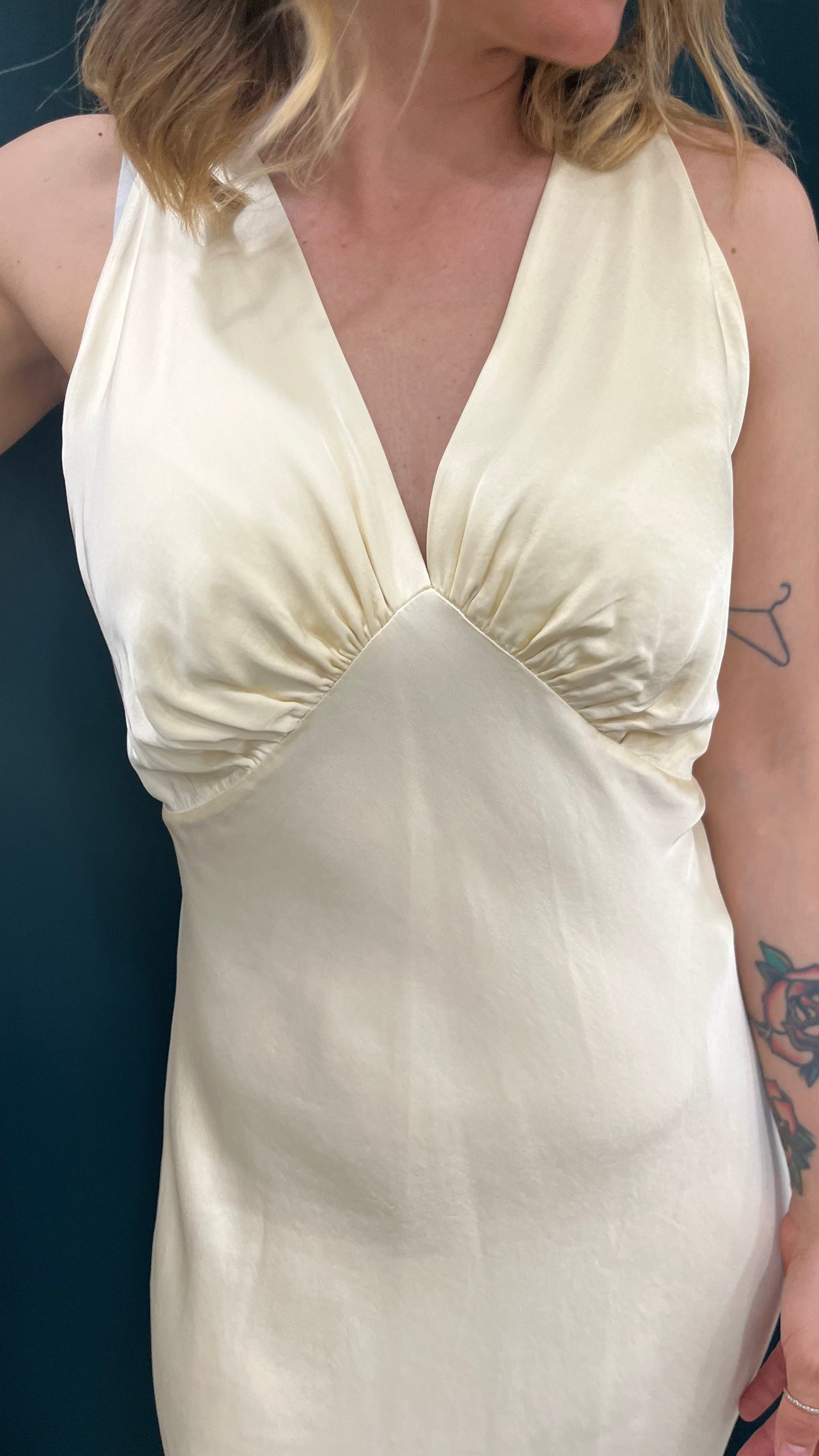 Abito Vicolo Giallo Pastello in Viscosa