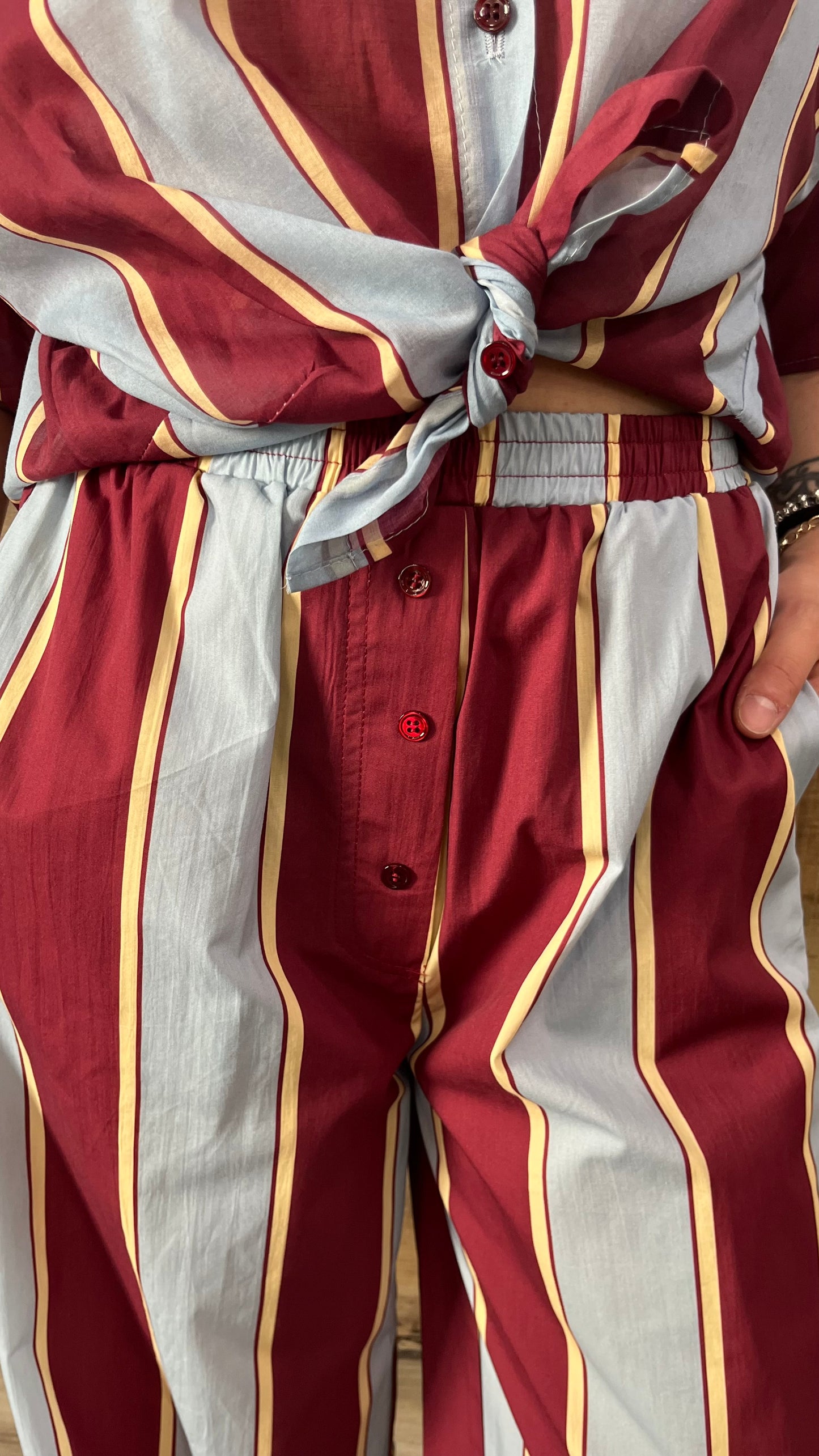 Pantaloni Vicolo Righe