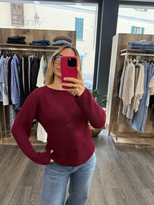 Maglione Kontatto Bordeaux