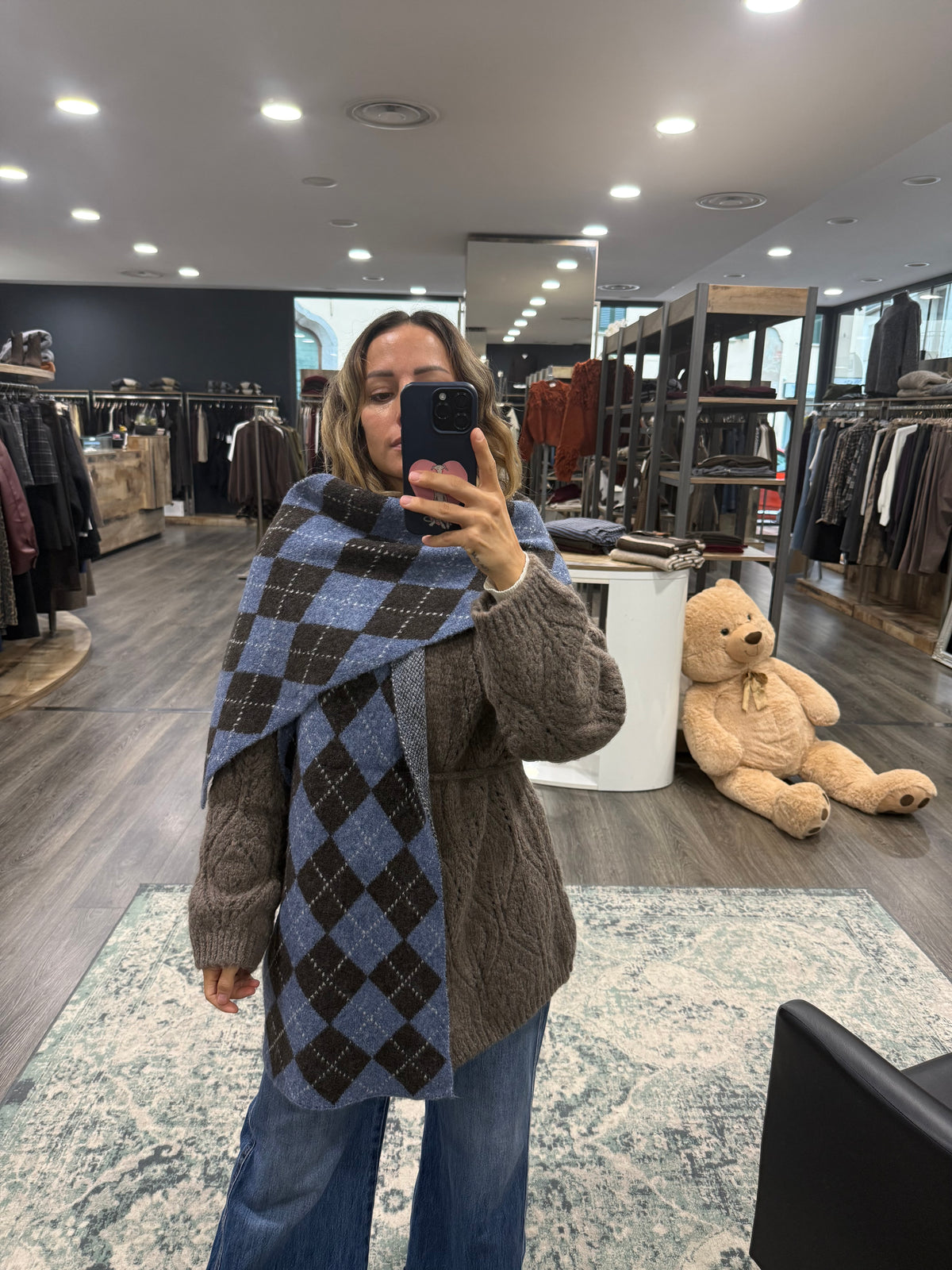 Sciarpe Rombi in Varianti Colore