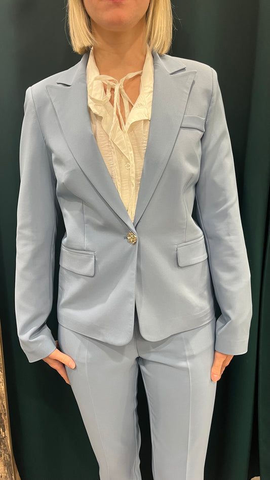 Giacca azzurra regular fit