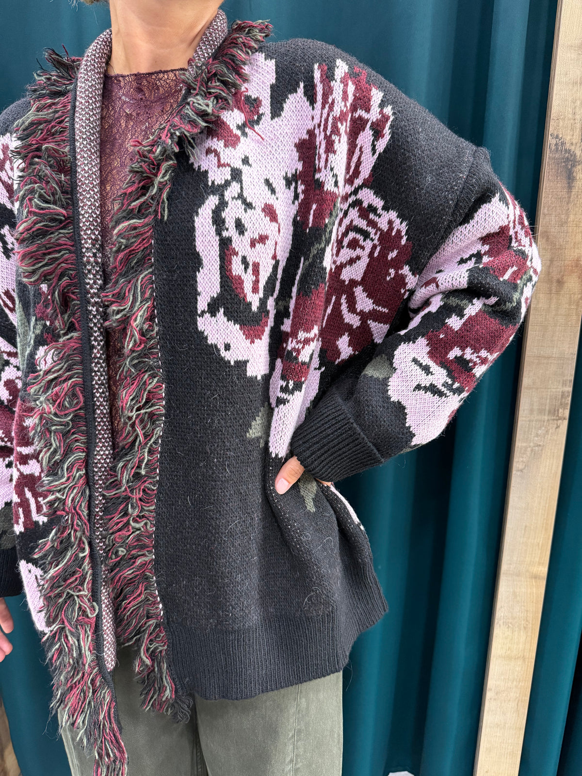 Cardigan Kontatto Rose