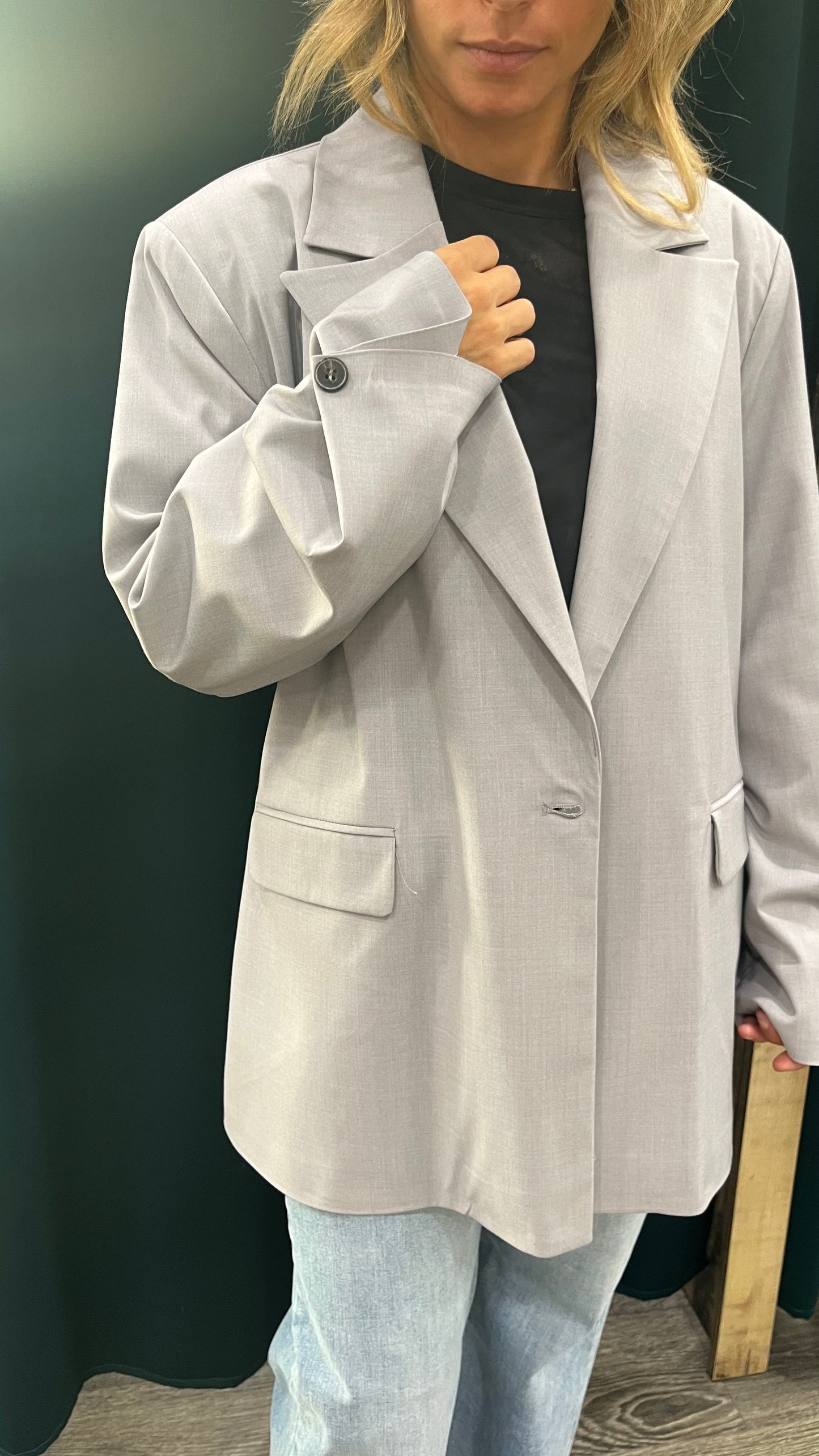 Giacca Oversize Grigia