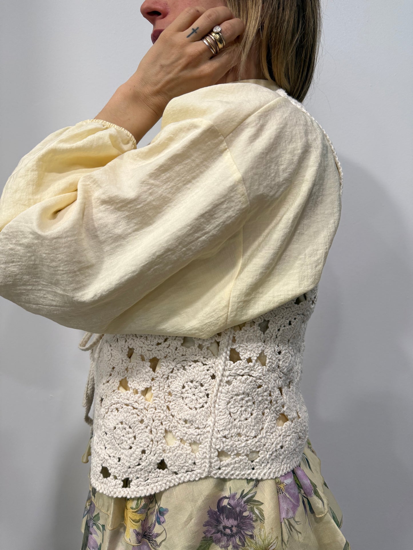 Gilet Crochet in Cotone