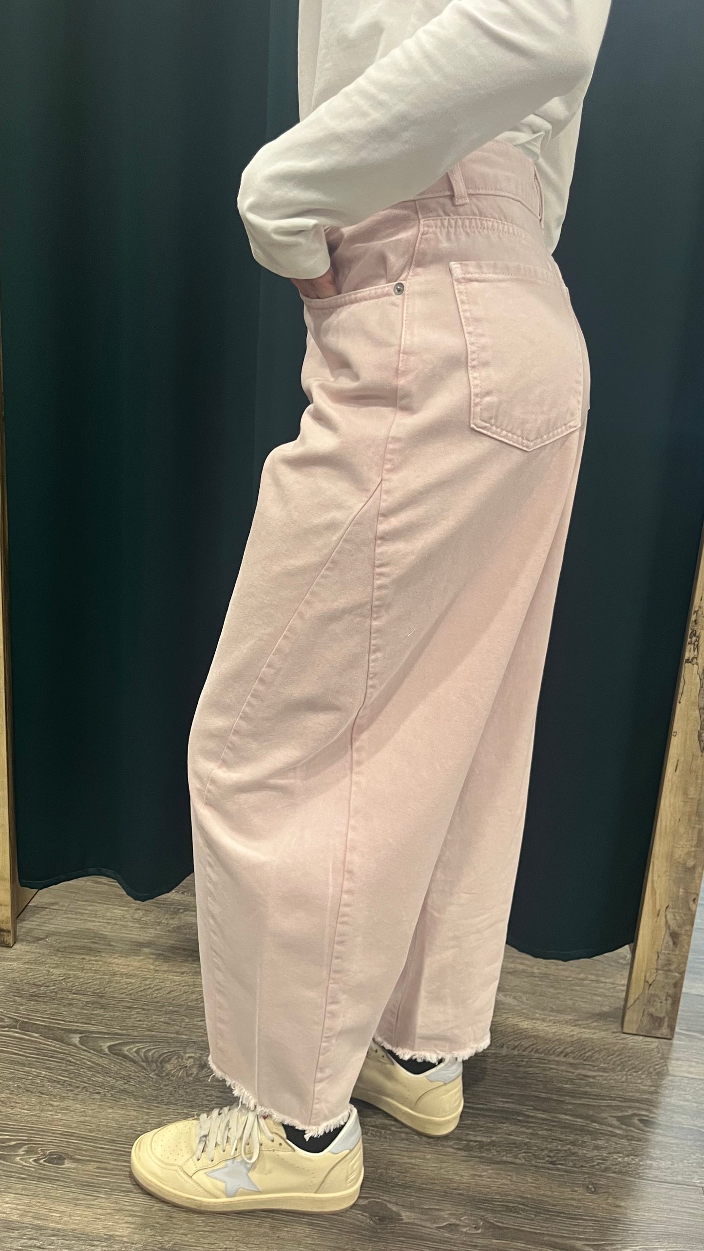pantaloni Modello Baloon Rosa