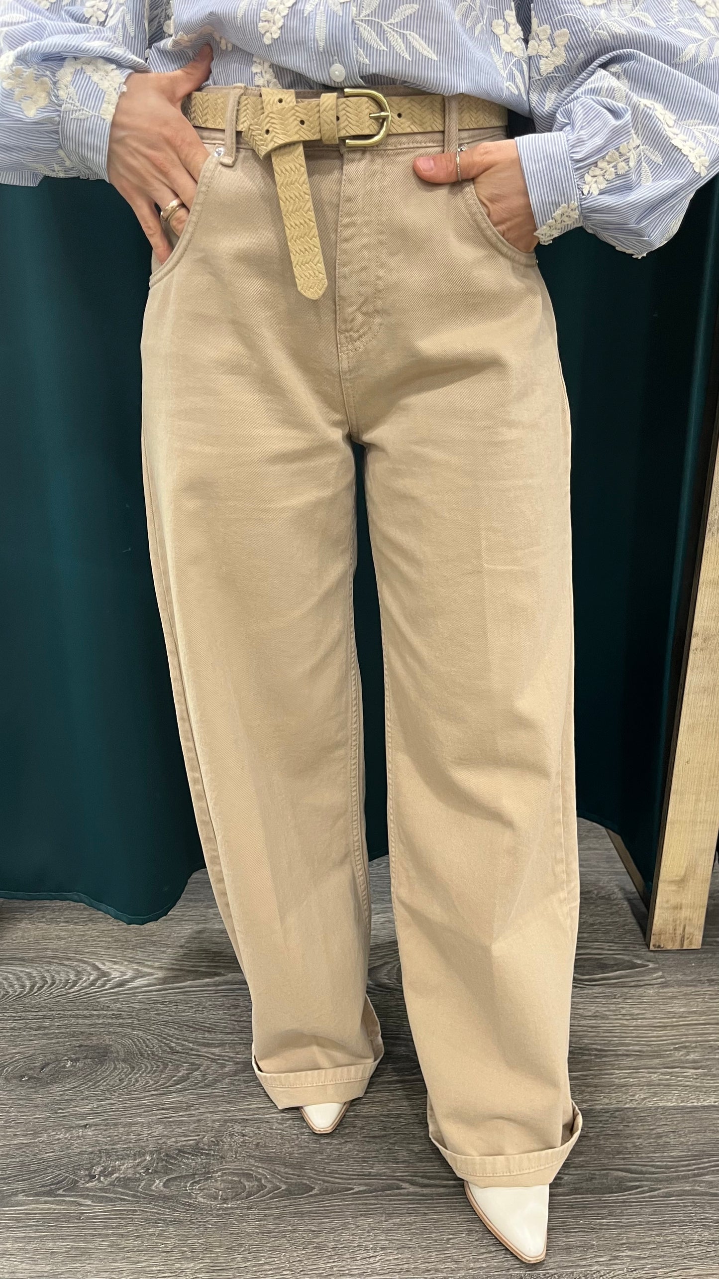 Jeans “Mia” Vicolo Beige