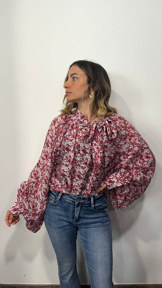 Camicia Fiocco Vicolo Fiori