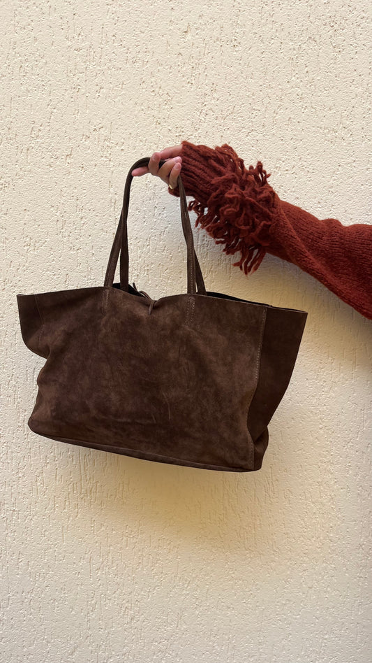 Borsa in Pelle Marrone