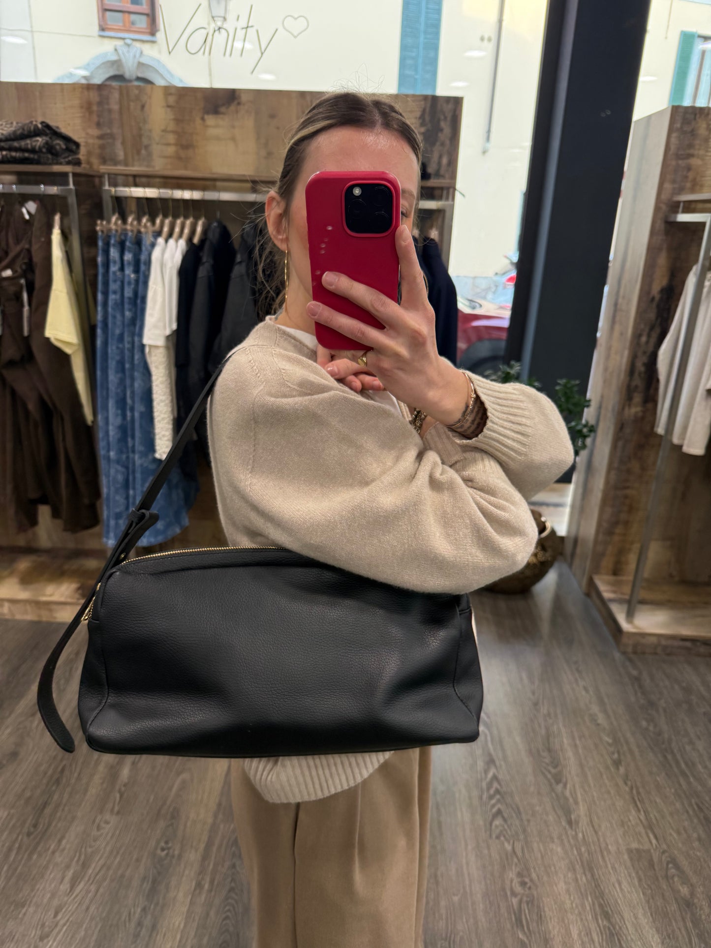 Borsa in Pelle Nero