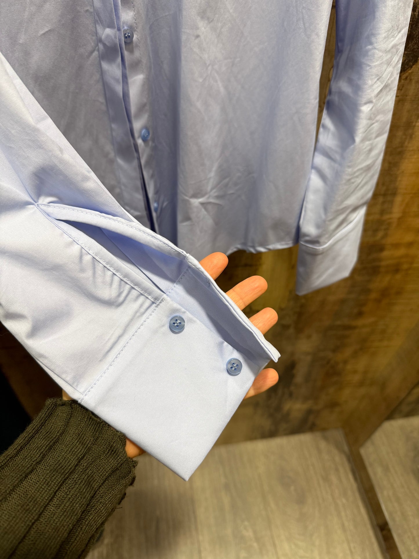 Camicia Cotone Azzurra