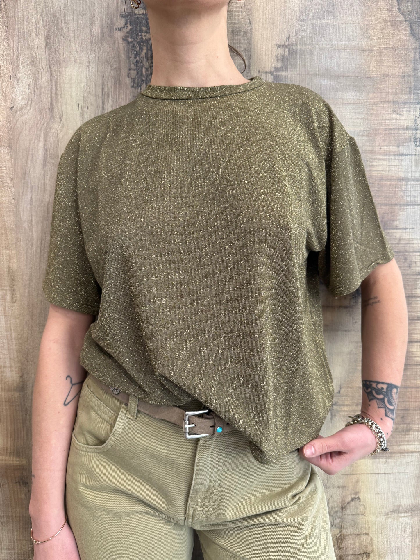 t-shirt Kontatto lurex