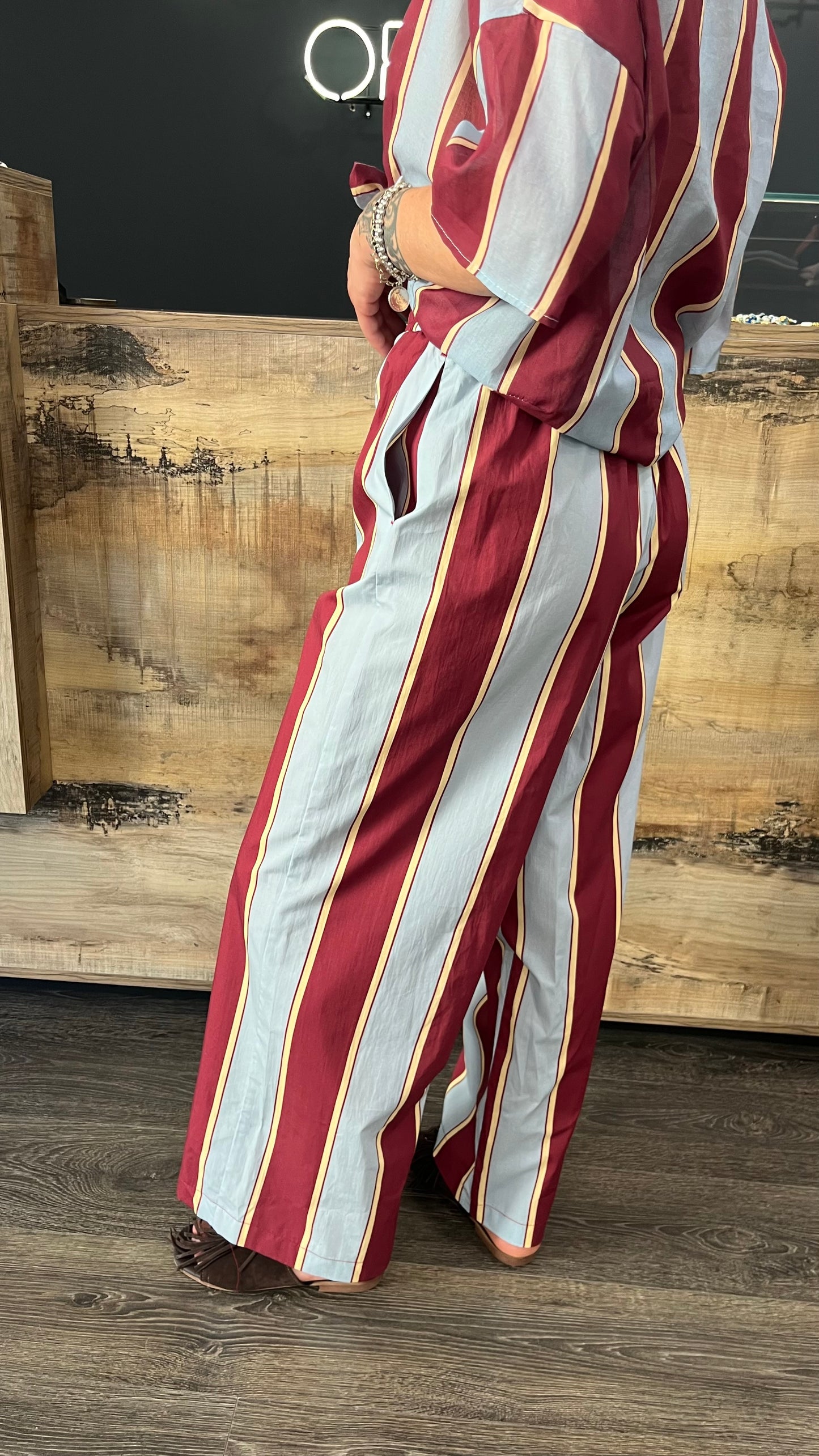 Pantaloni Vicolo Righe