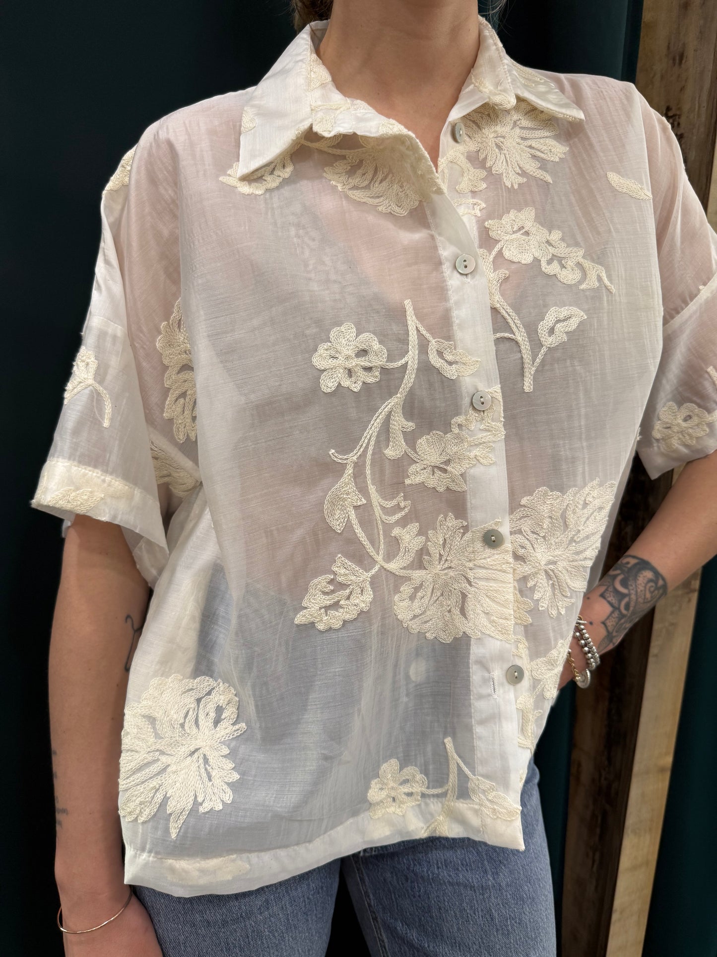 Camicia Ricamata