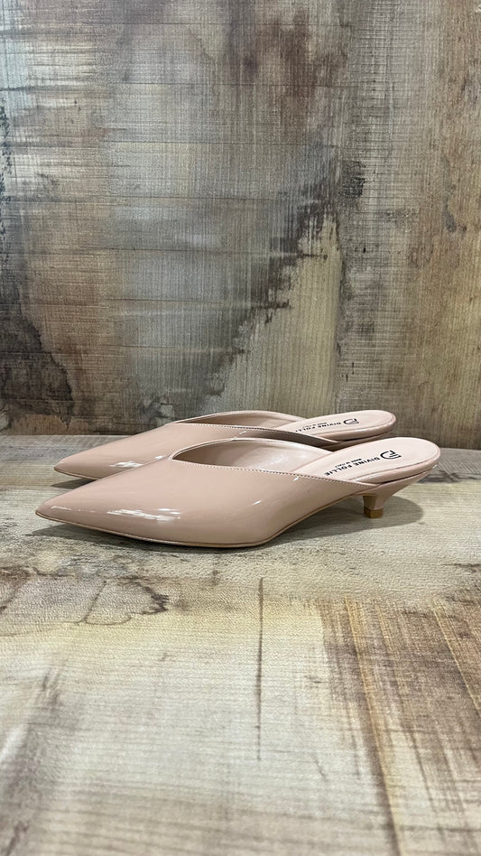 Mules Nude in Pelle
