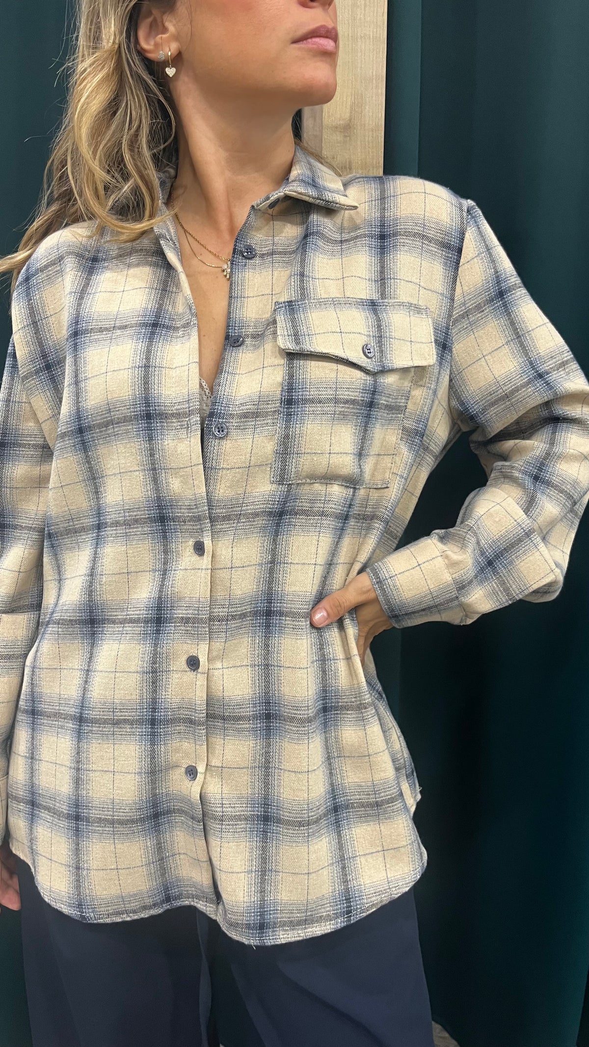 Camicia Vicolo Scozzese Over