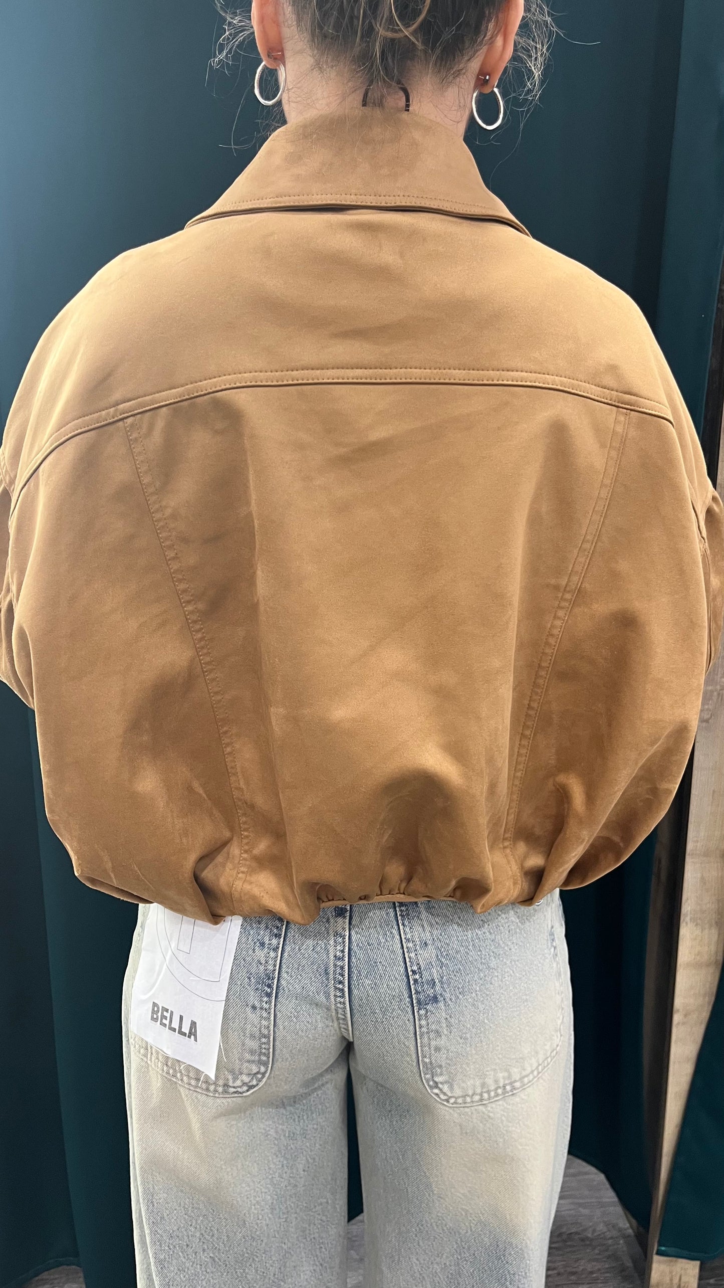 Giacca Bomber Suede Vicolo