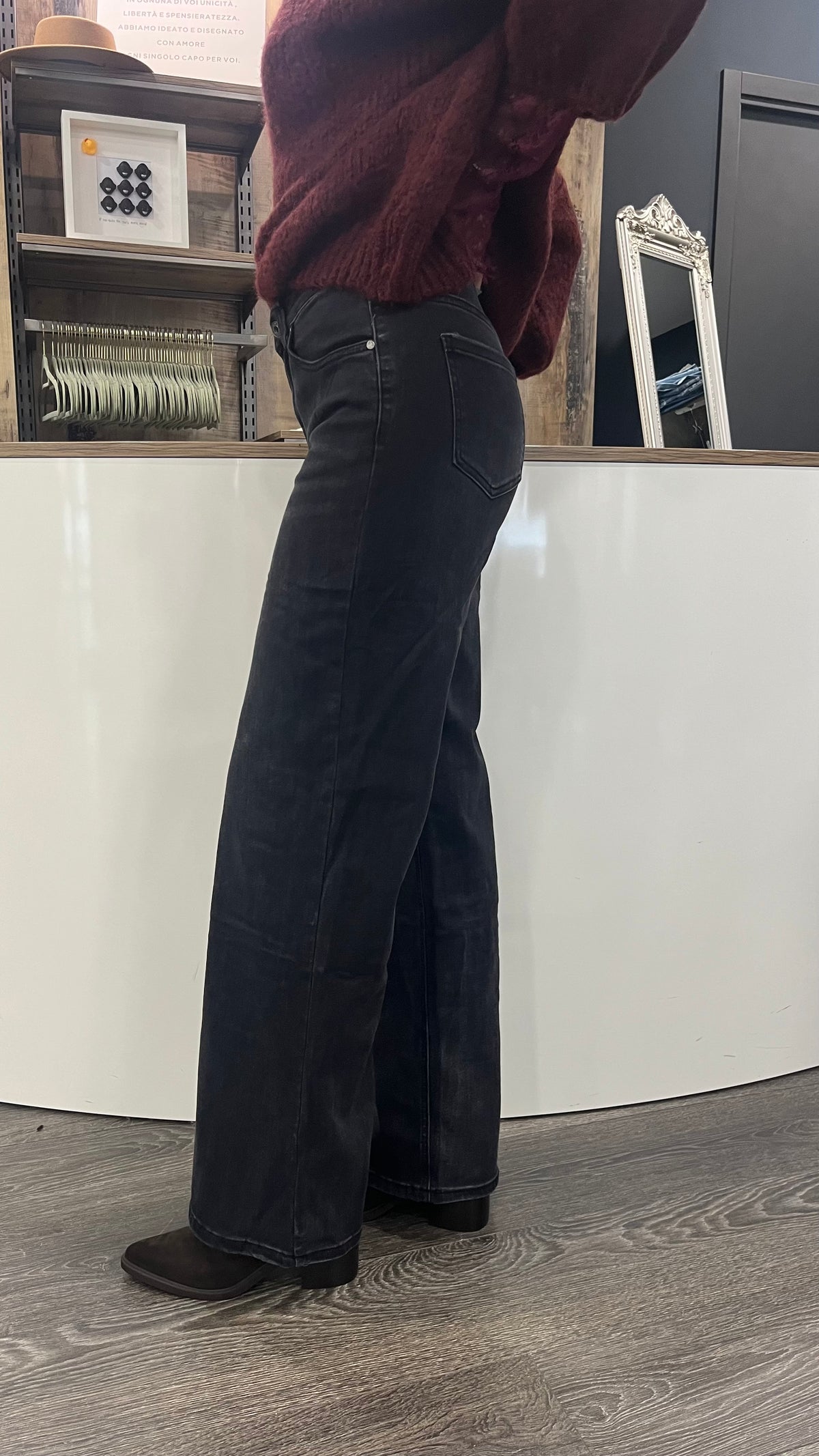 Jeans Grigio Scuro