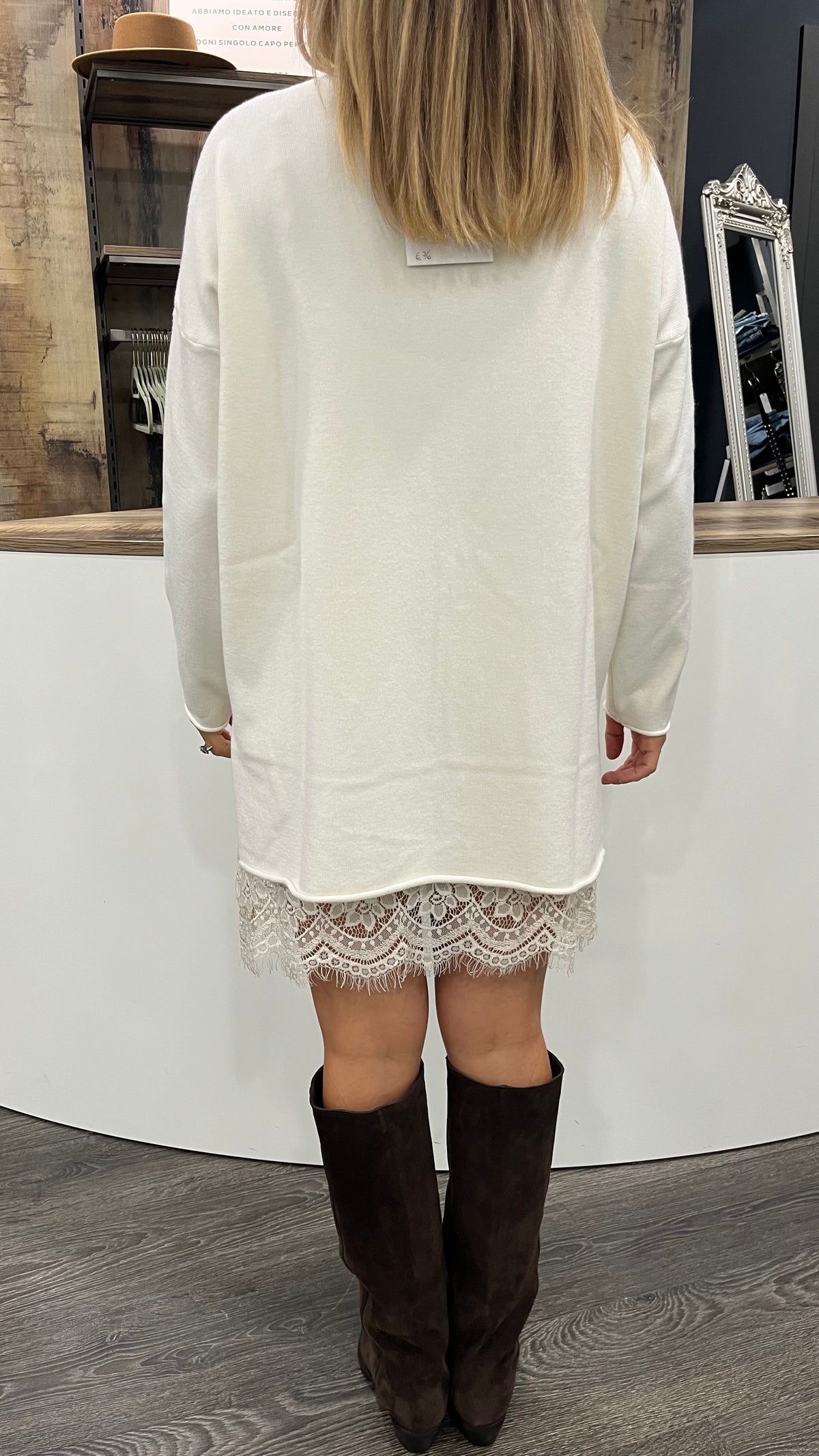 Abito Maglia + Pizzo