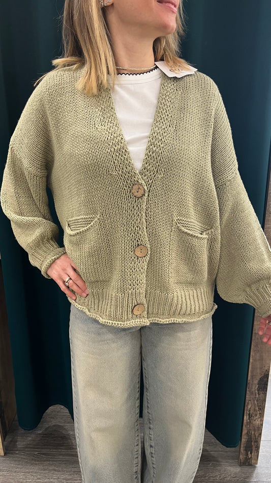 Cardigan Over in Diversi Colori