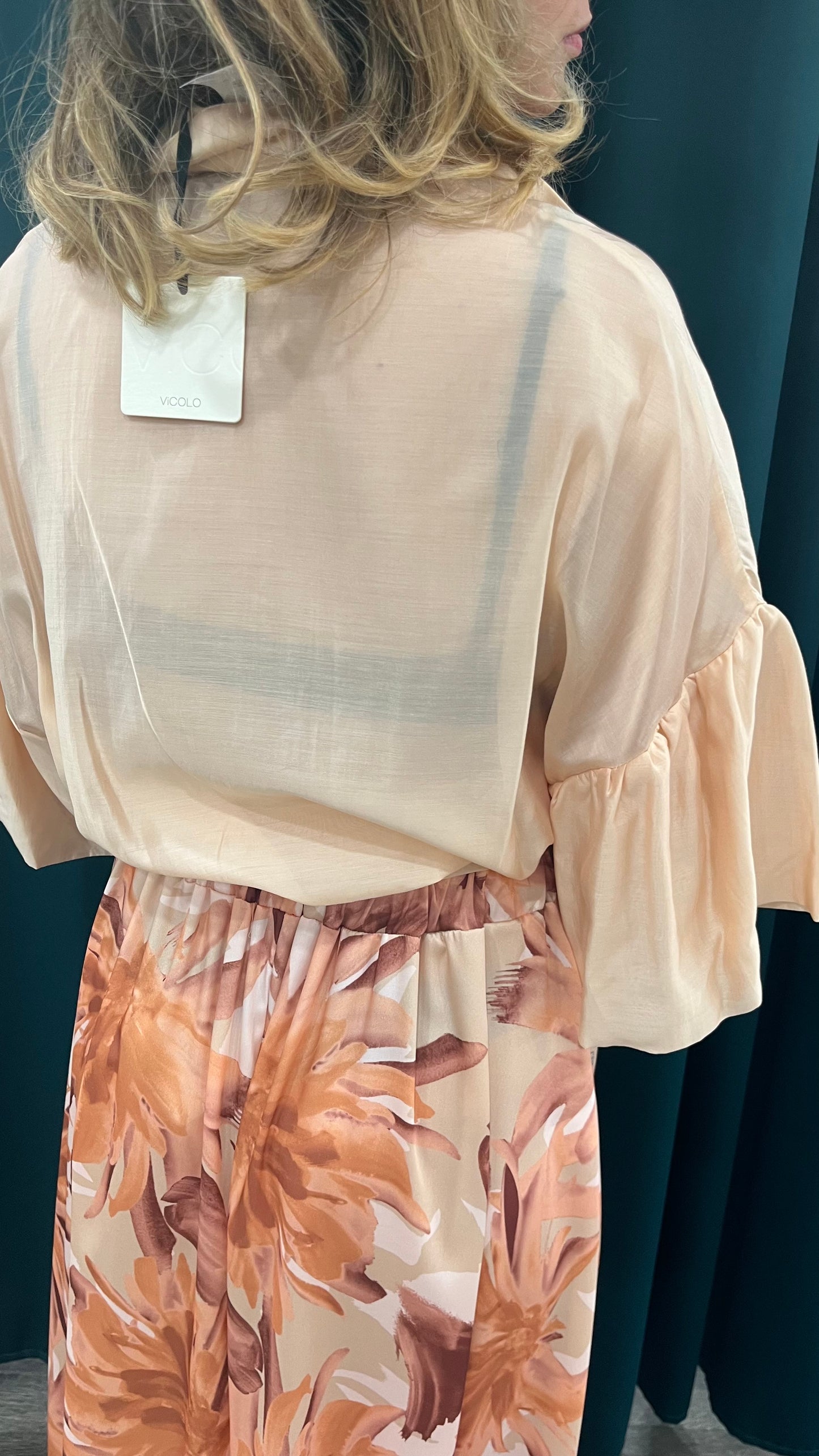 Camicia Vicolo Manica Arricciata