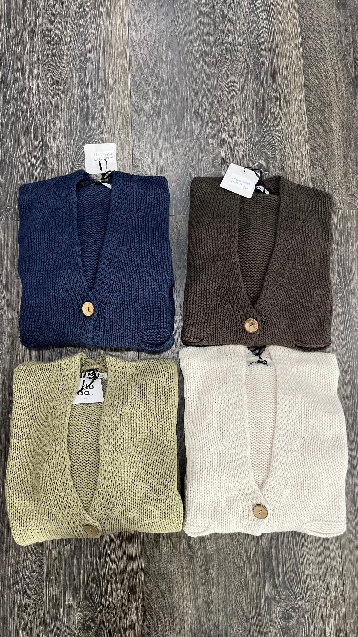 Cardigan Over in Diversi Colori