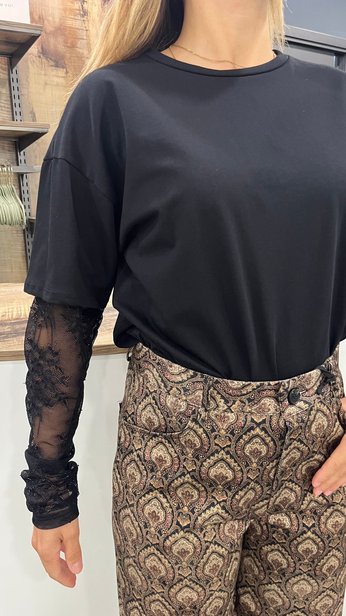 Maglia Manica Pizzo