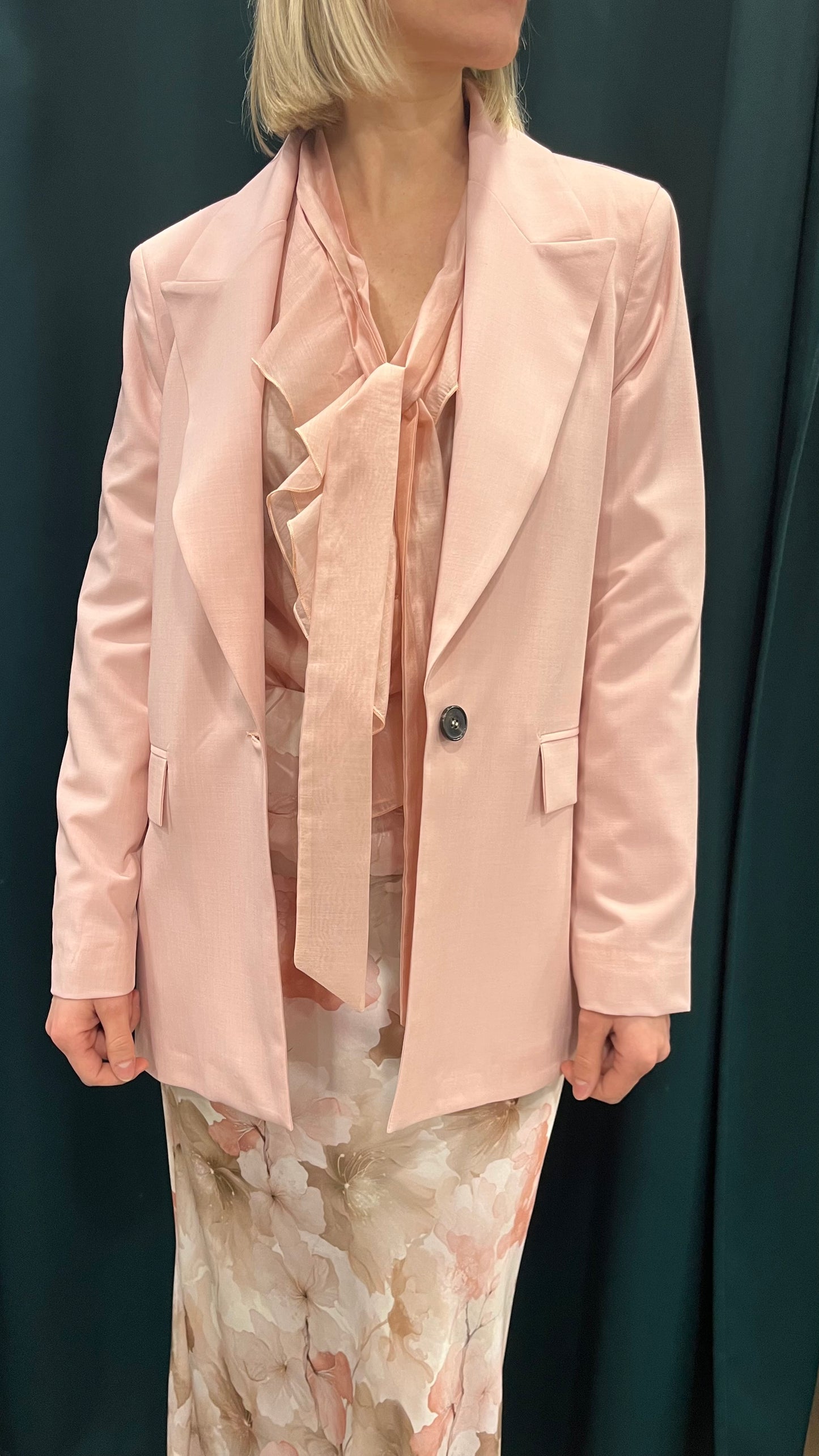 Giacca leggera oversize rosa