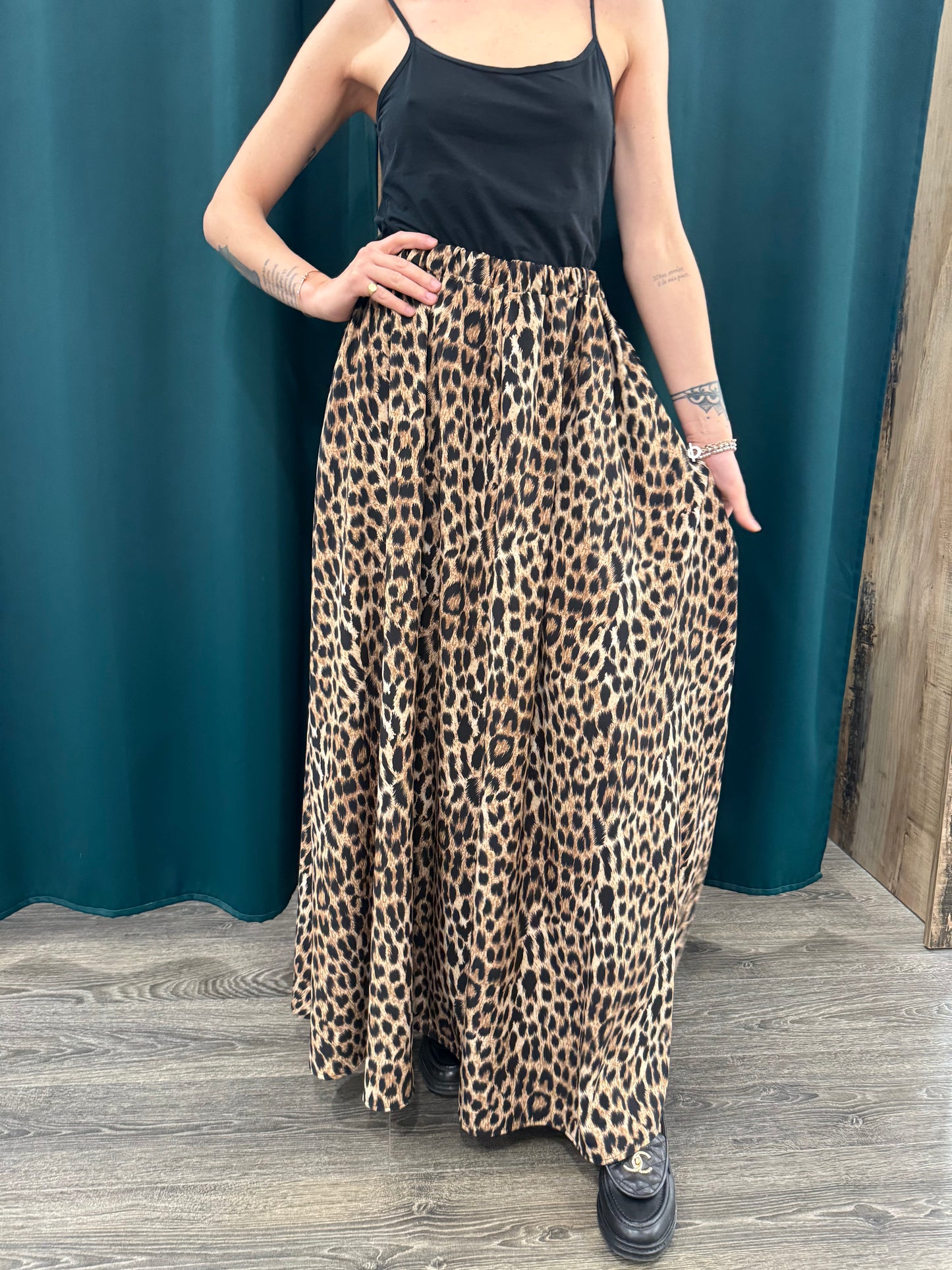 Gonna Lila Animalier