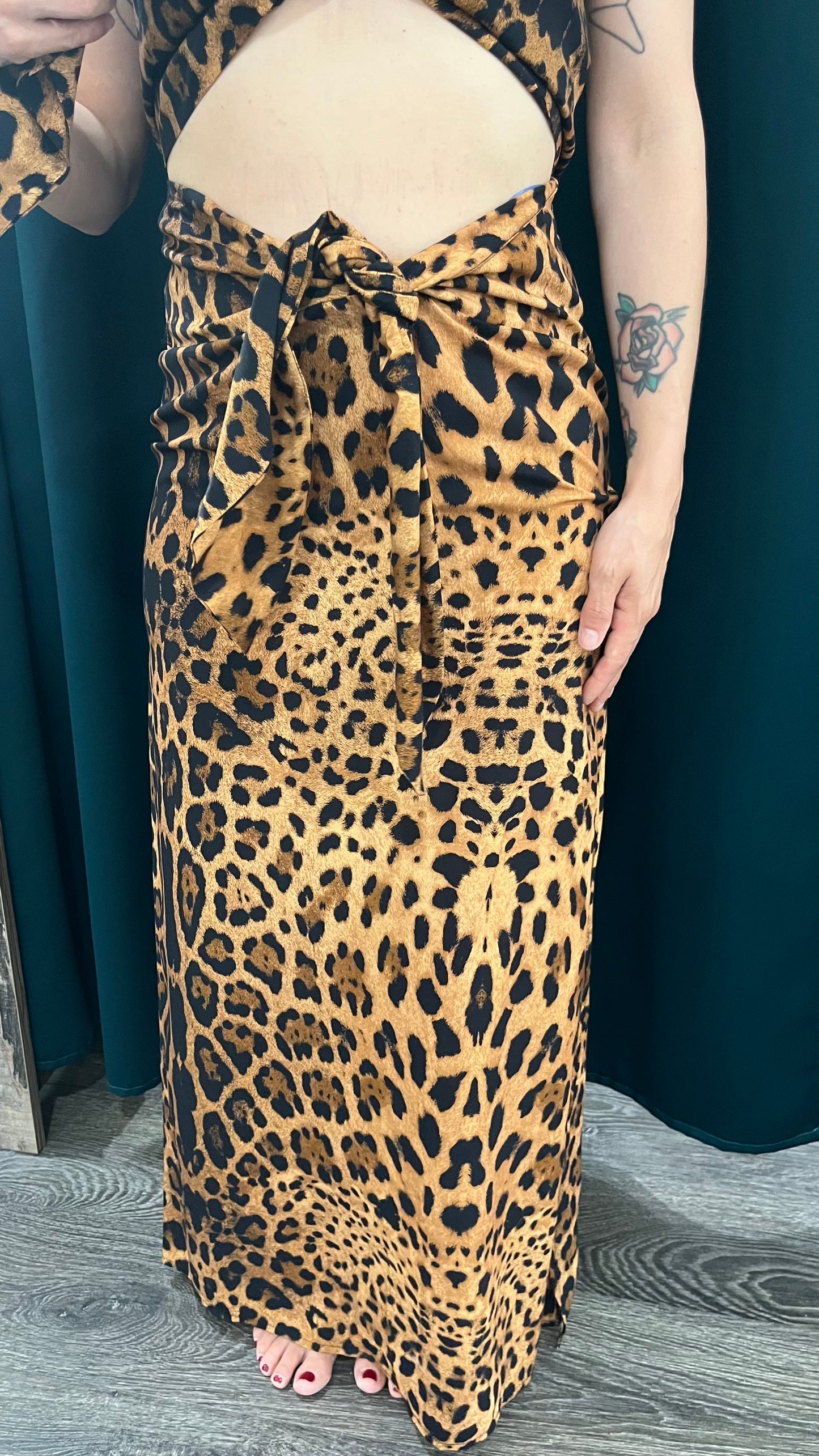 Set Vicolo Top+Gonna Animalier