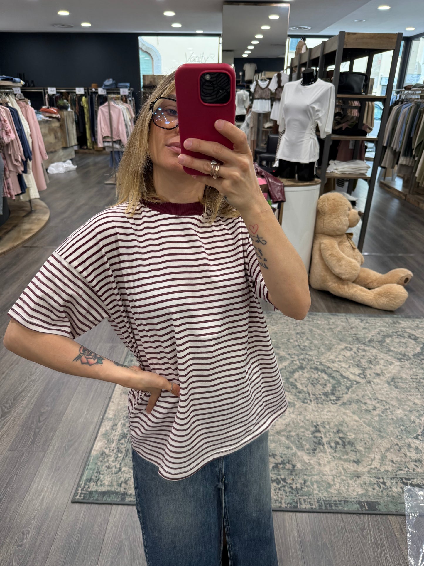 T-shirt righe Vicolo
