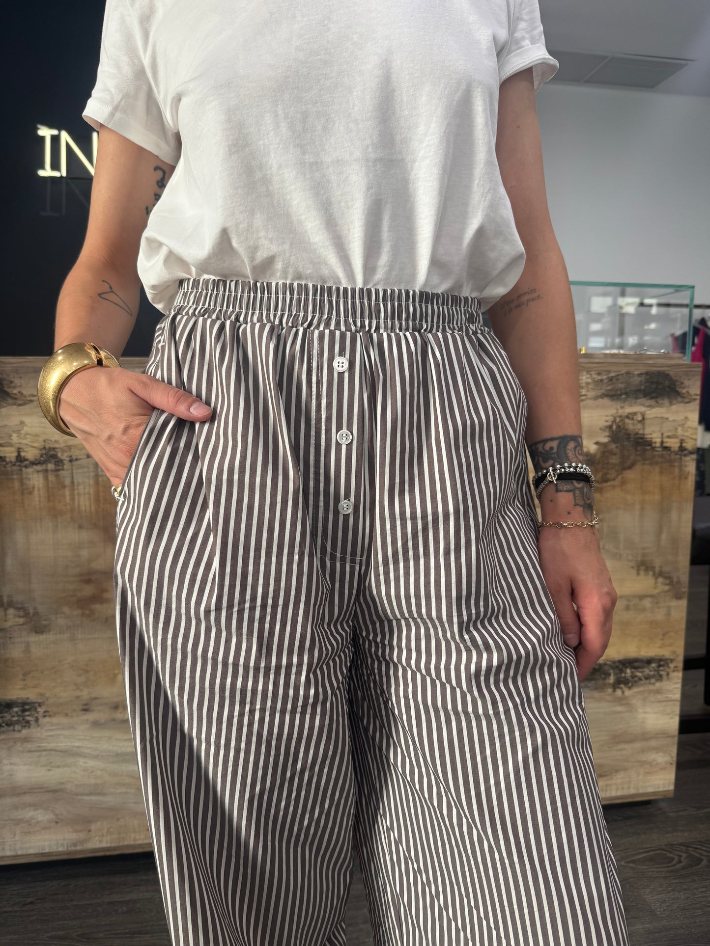 Pantaloni Vicolo righe