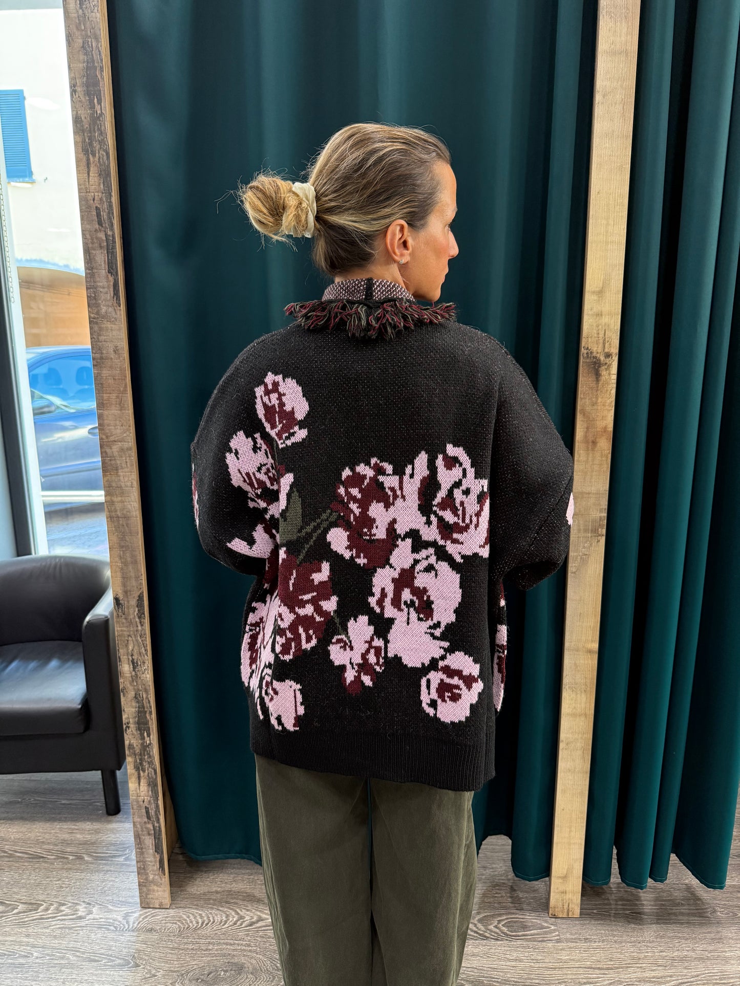 Cardigan Kontatto Rose