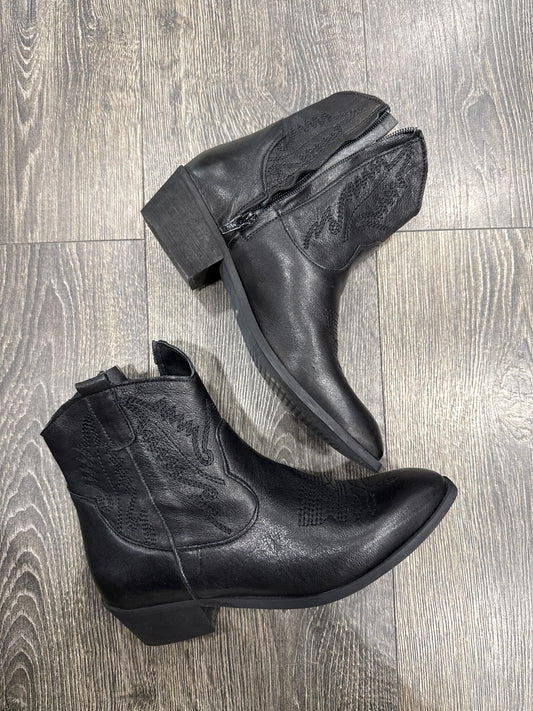 Camperos in pelle nero