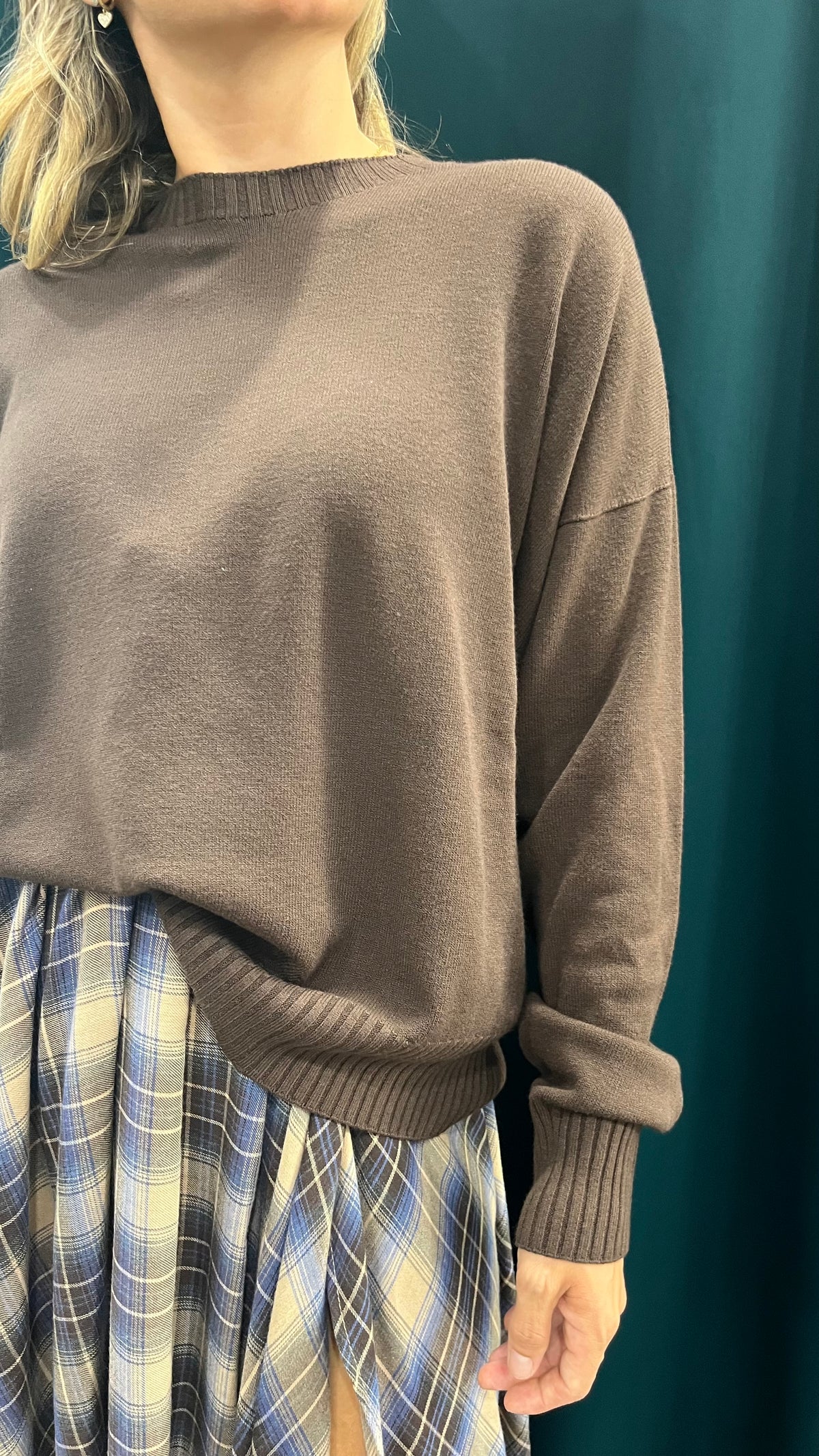 Maglione Girocollo Over Kontatto