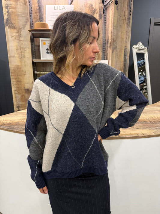 Maglione Duda Rombi
