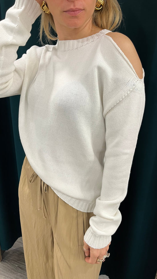 Maglione Cut Out Spalla