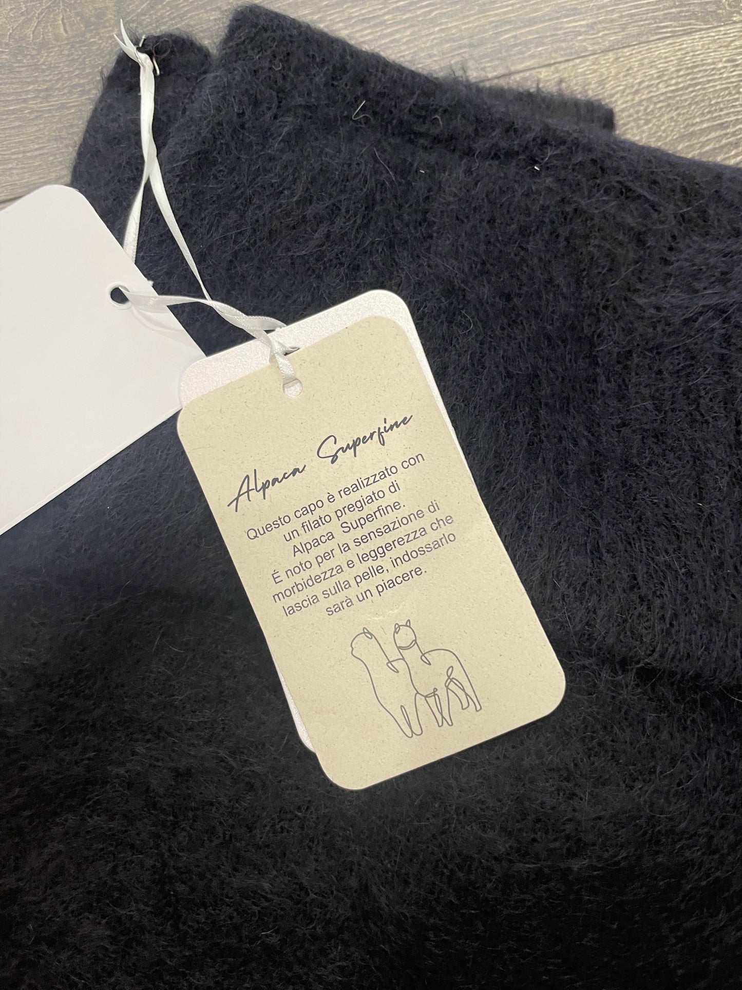 Dolcevita Alpaca Kontatto Taglia Unica Disponibile Rosso o Nero