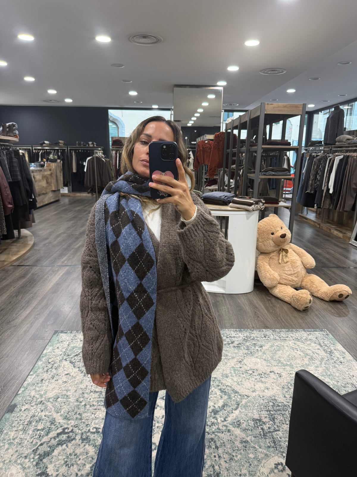 Sciarpe Rombi in Varianti Colore