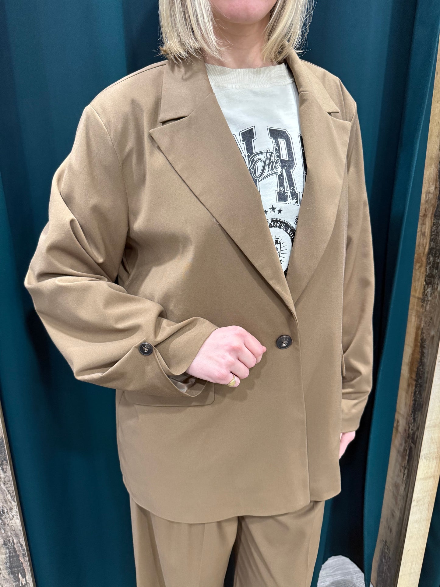 Giacca Oversize Biscotto