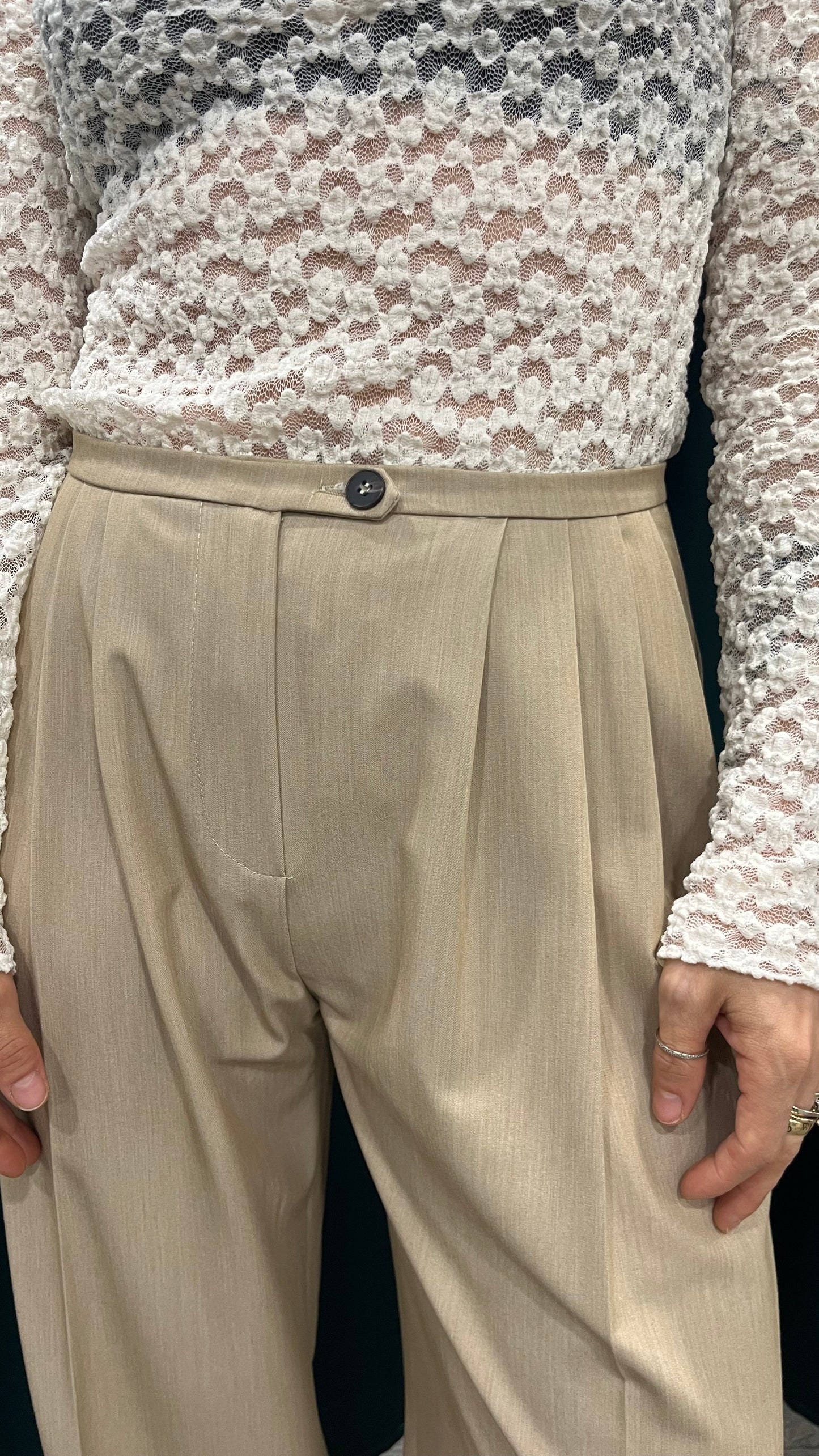 Pantalone Beige