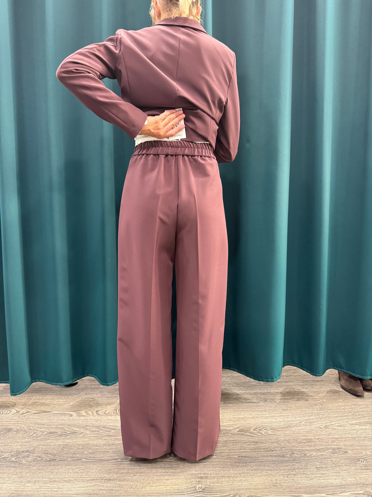 Pantalone Palazzo Bordeaux