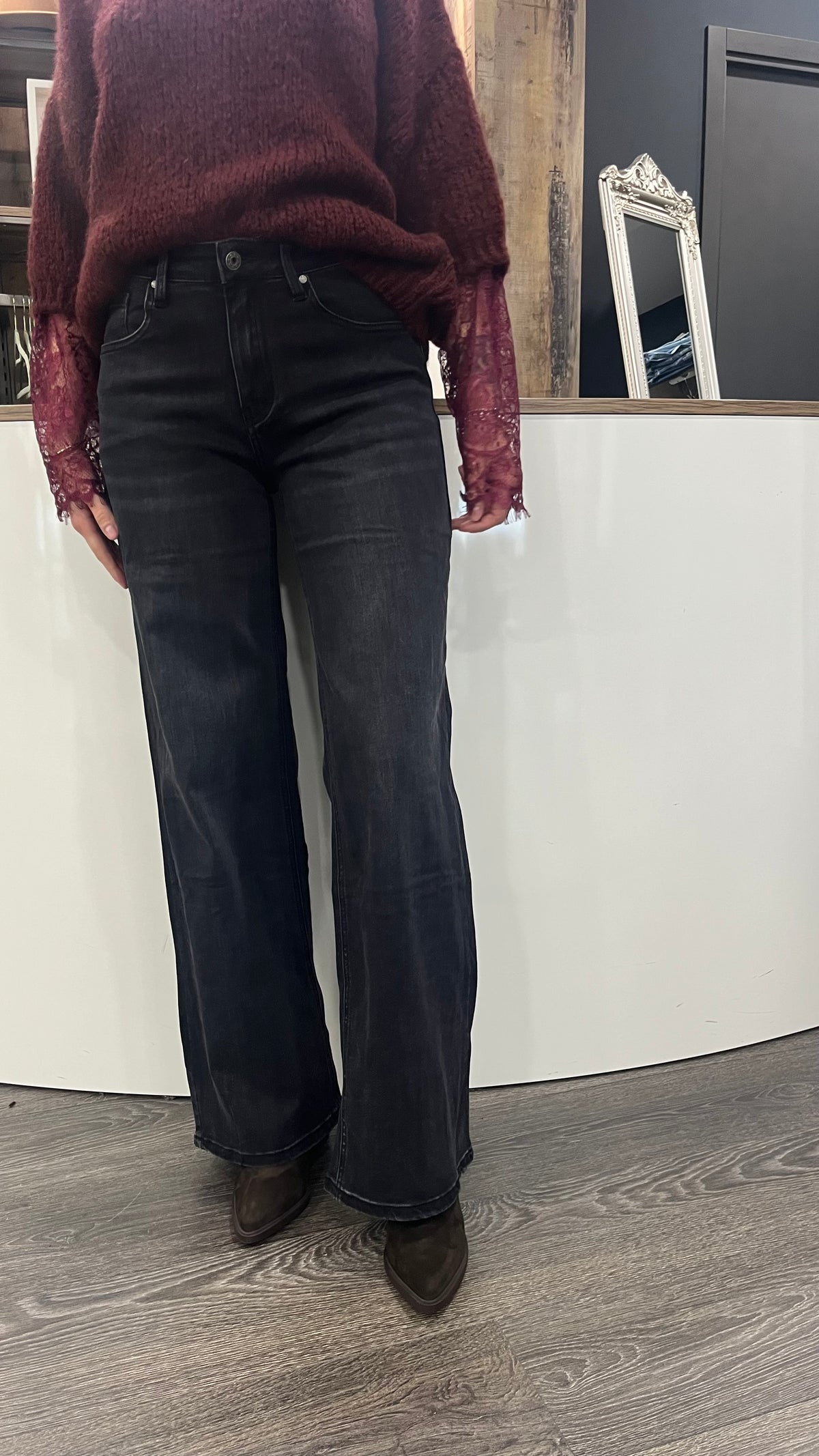 Jeans Grigio Scuro