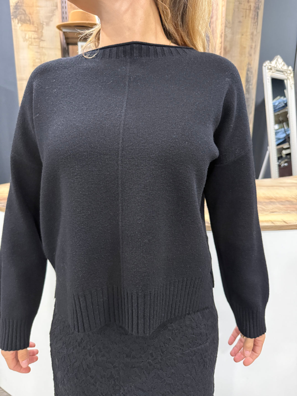 Maglione Basico Nero