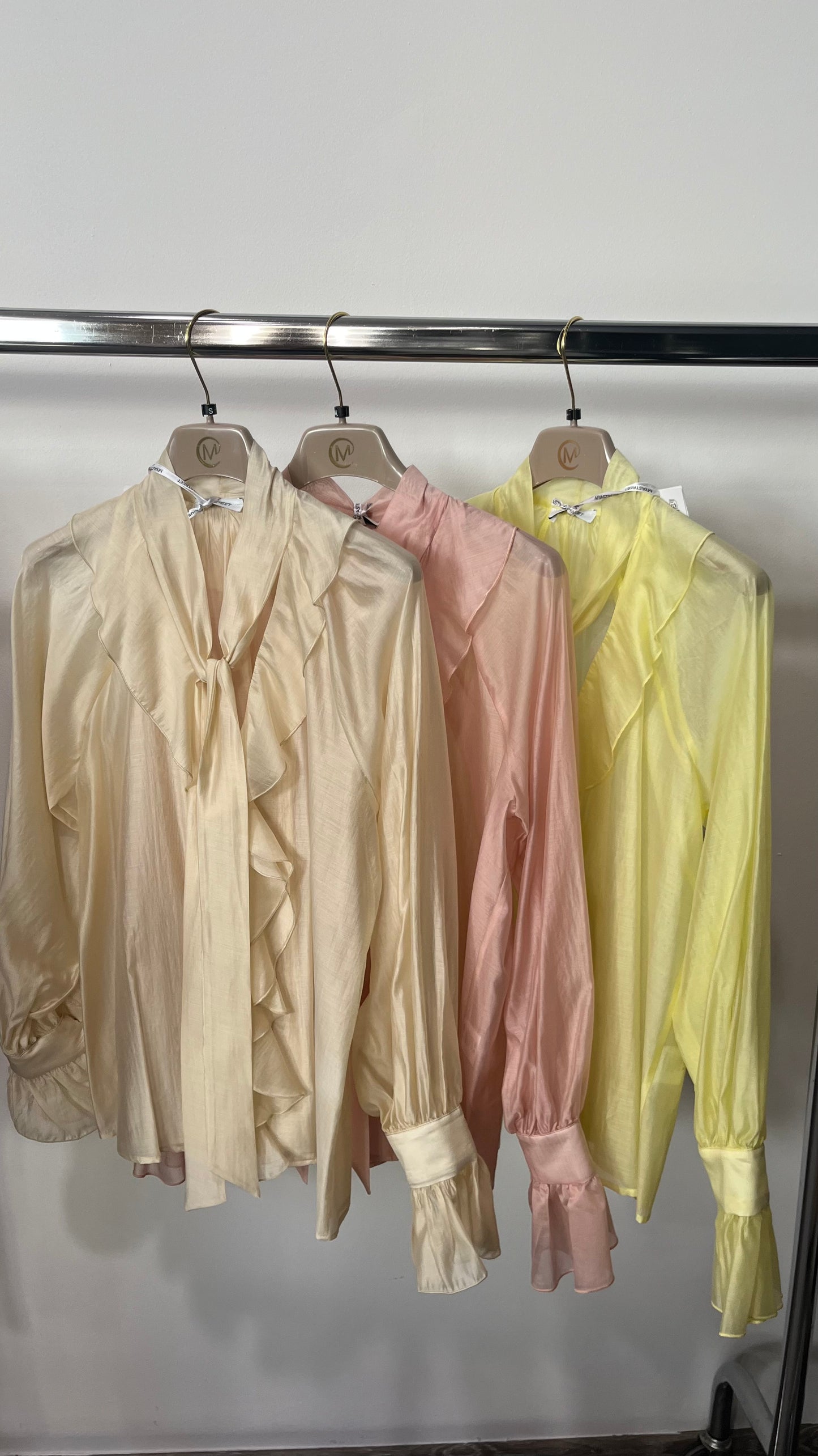 Camicia Rouches Varianti Colore