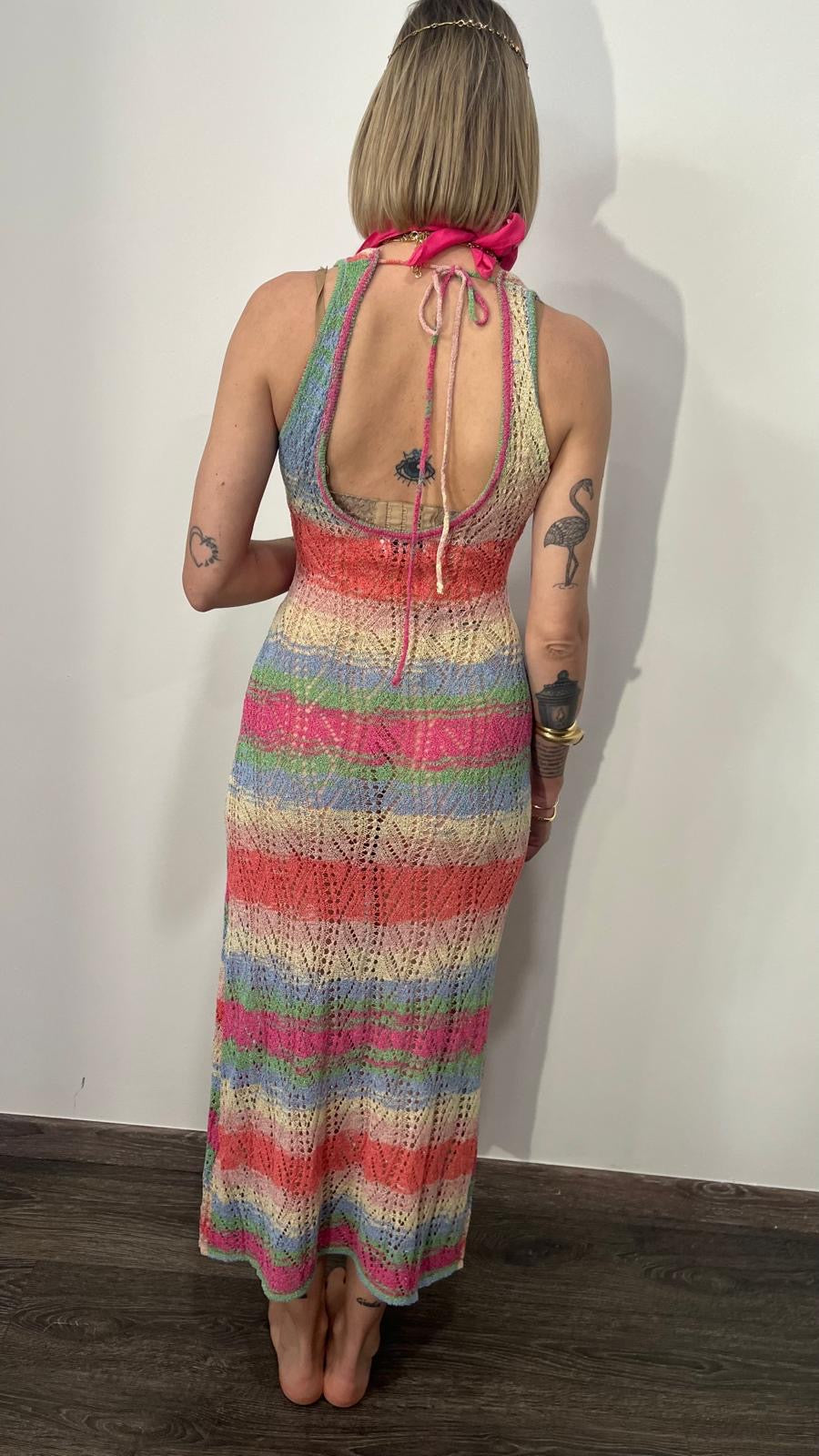 Abito Arcobaleno Fairy Traforato