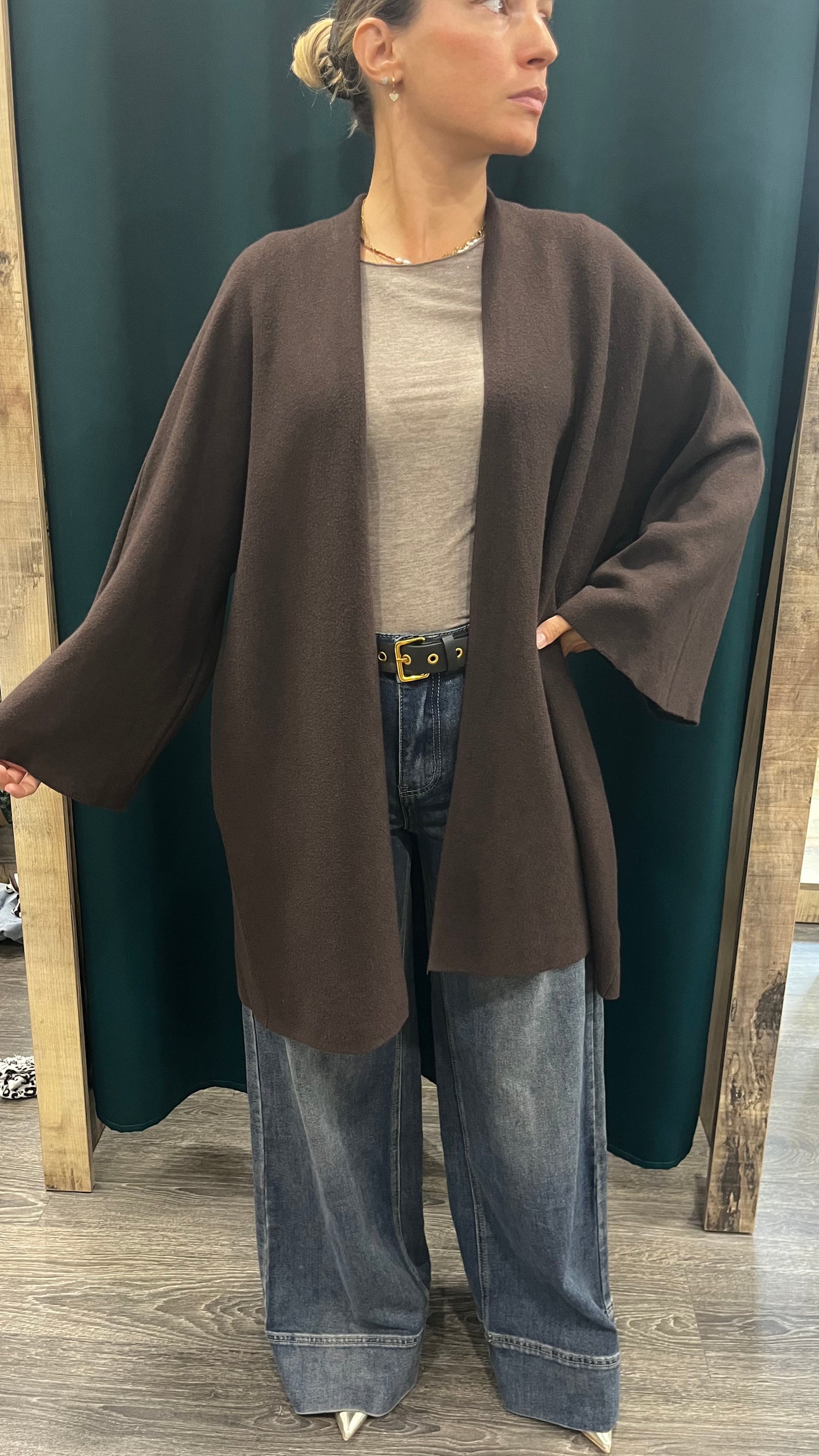 Cardigan Kimono Over