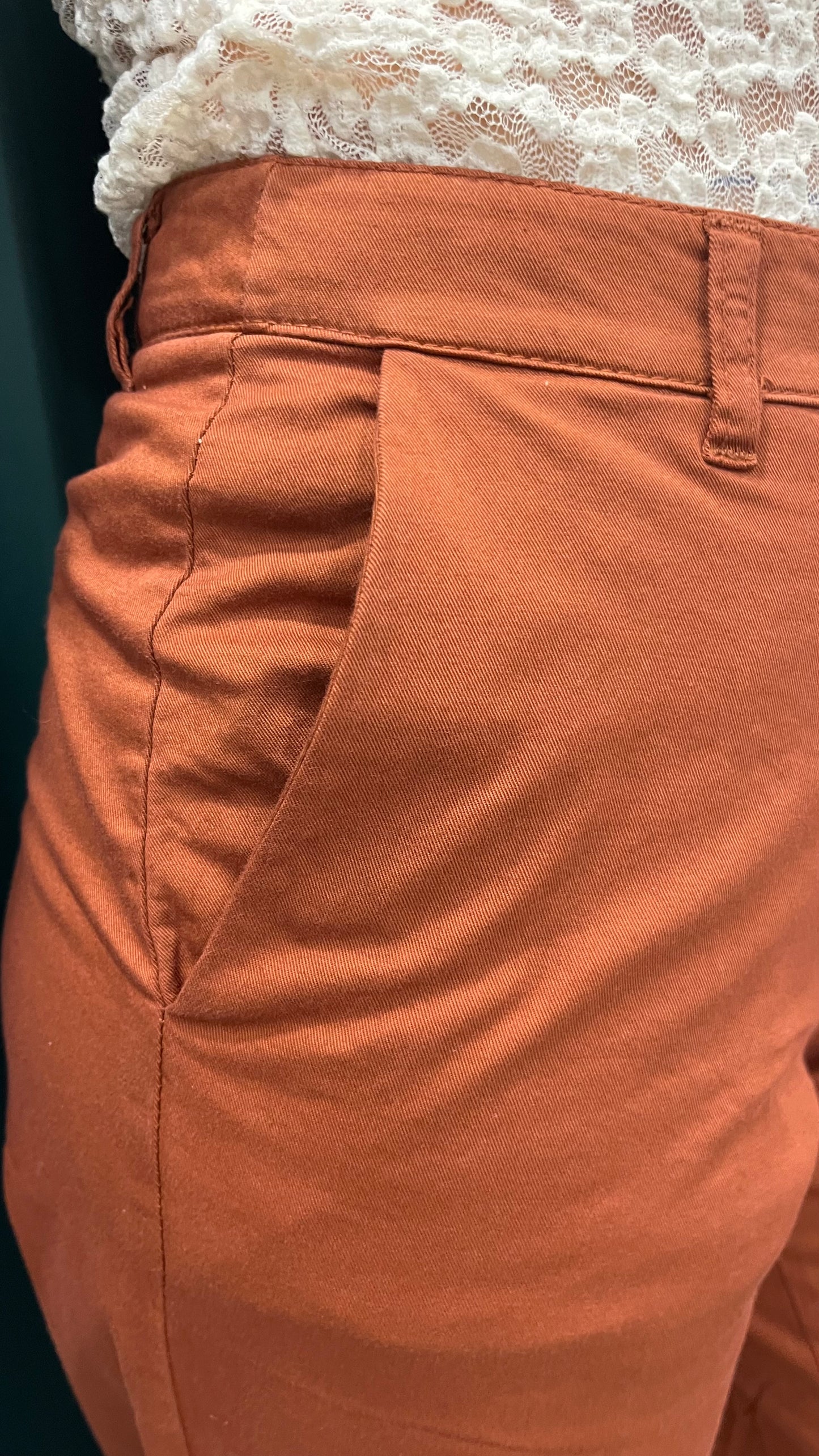 Pantalone Kontatto Ruggine con Foulard