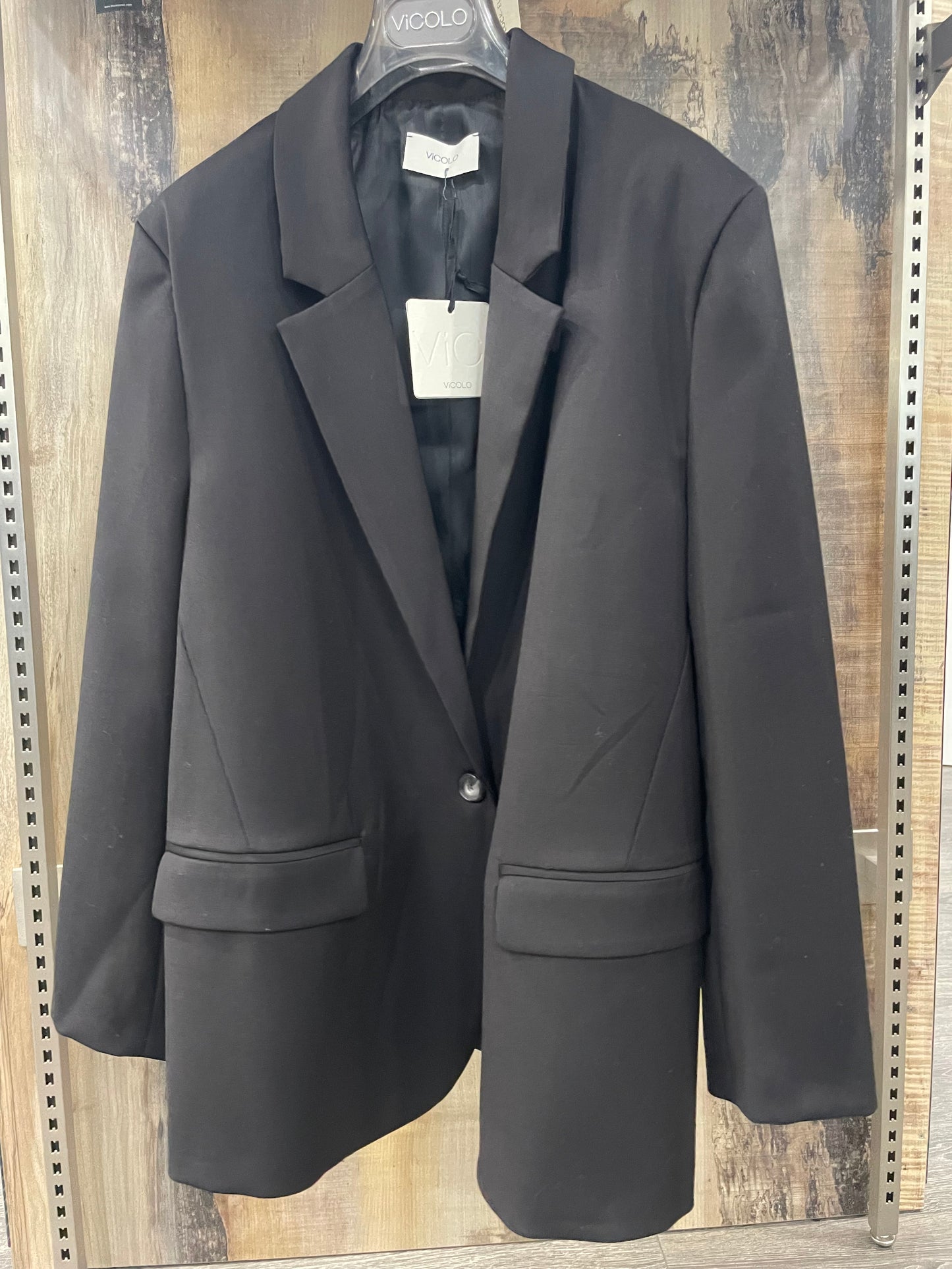 Blazer Giacca Nero Vicolo Oversize