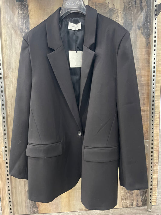 Blazer Giacca Nero Vicolo Oversize